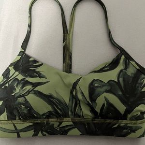lululemon athletica Green and Black Sports Bra